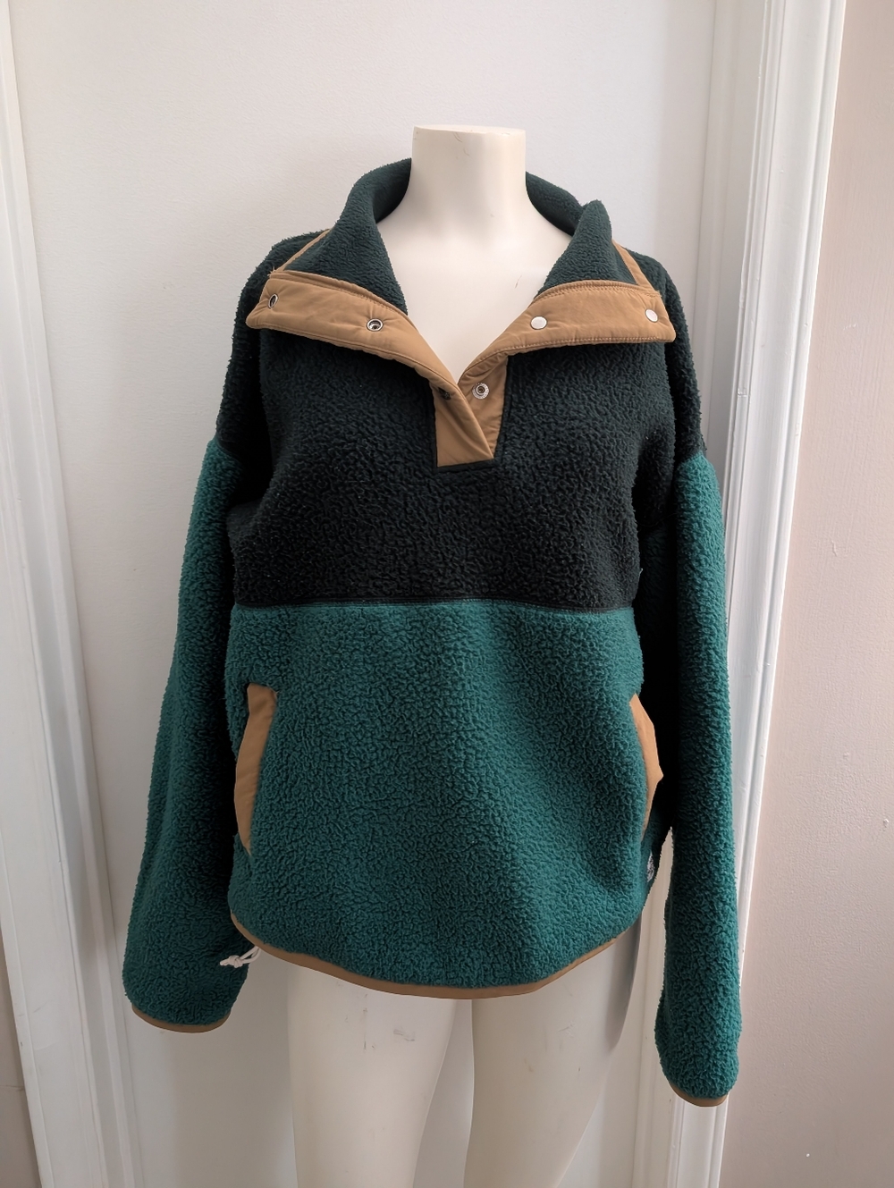 The North Face Cragmont Fleece Pullover Jacket - Size S